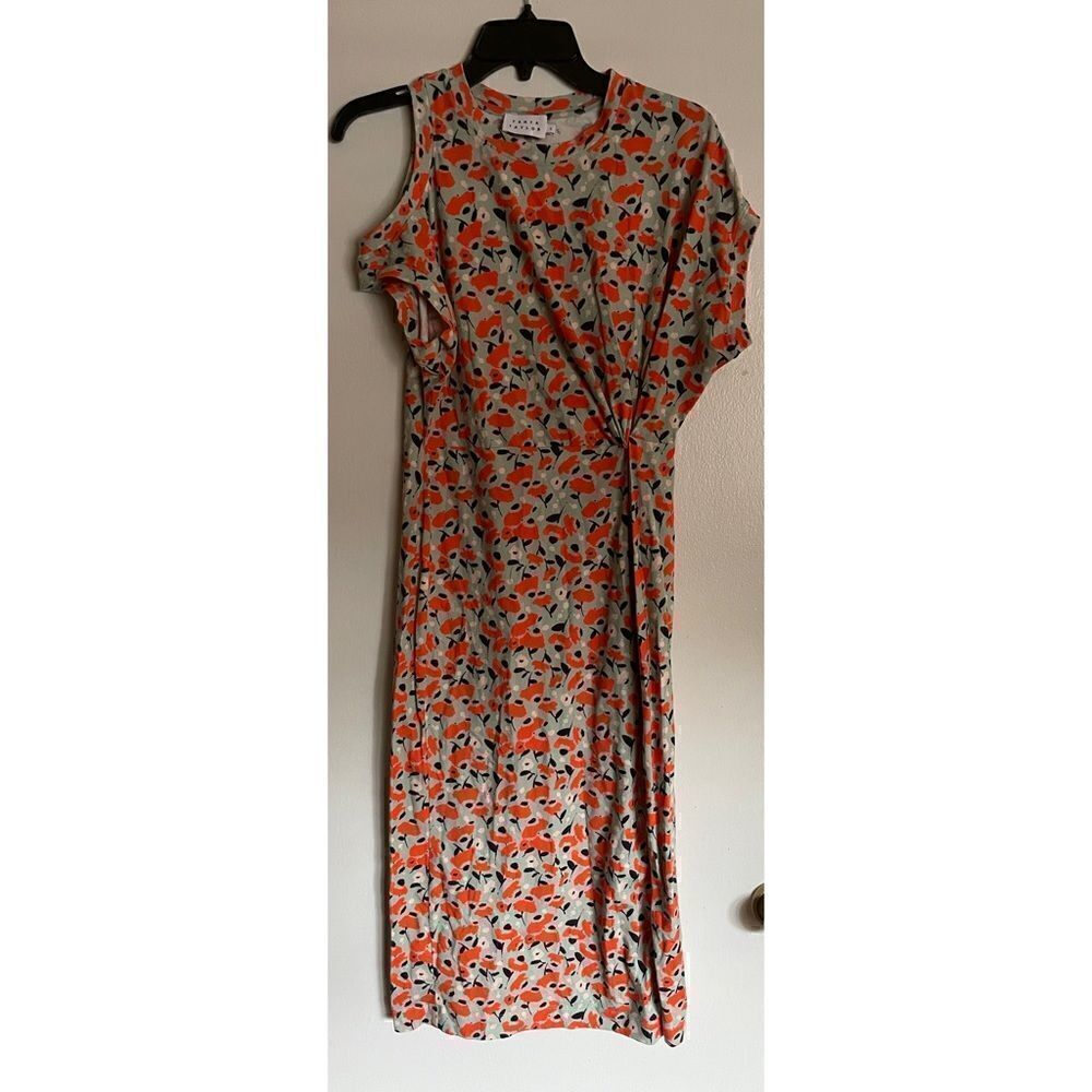 Rare Tanya Taylor Luella Floral Cutout Dress in POPPY FIELD Size S NWOT - Picture 5 of 9